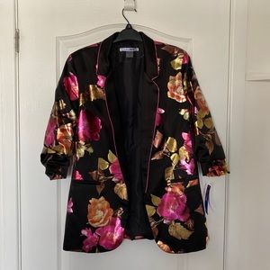 Nygard NWT Rose Foil Blazer
